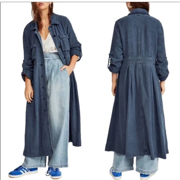 Free People Rainz Duster Coat - Picture 12 of 12